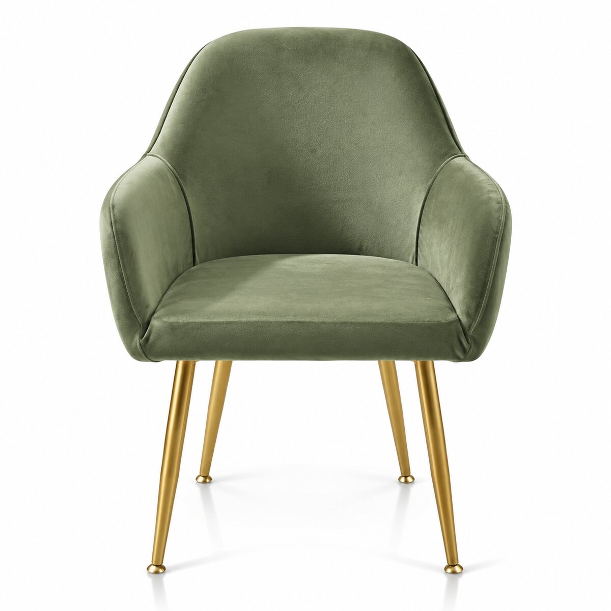 Silverfox Velvet Stretch Curved Chair Slipcover – Elastic Armchair Cover
