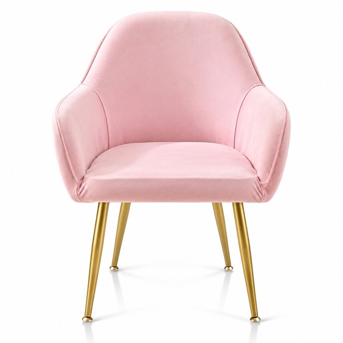 Silverfox Velvet Stretch Curved Chair Slipcover – Elastic Armchair Cover