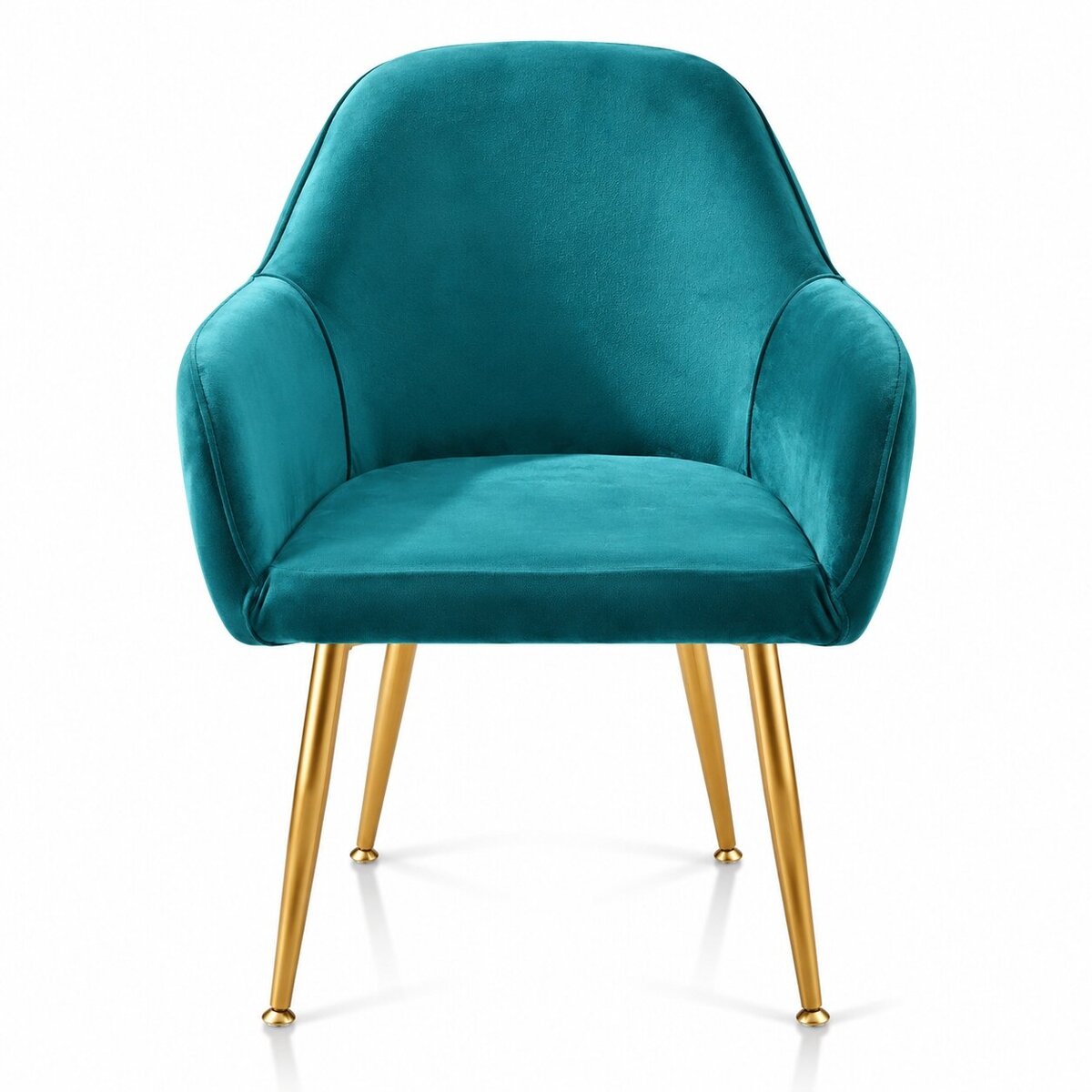 Silverfox Velvet Stretch Curved Chair Slipcover – Elastic Armchair Cover