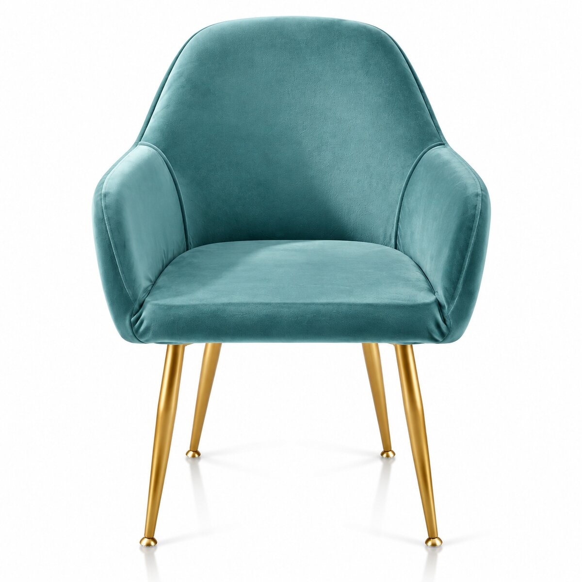 Silverfox Velvet Stretch Curved Chair Slipcover – Elastic Armchair Cover