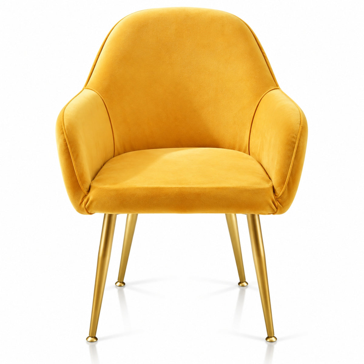 Silverfox Velvet Stretch Curved Chair Slipcover – Elastic Armchair Cover
