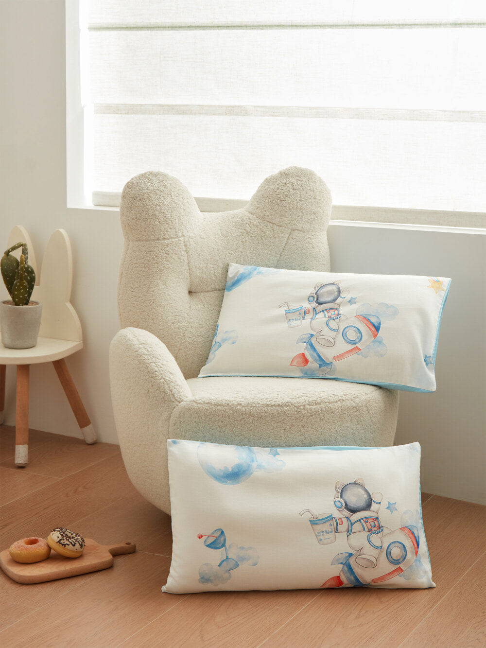 Skin Friendly Pure Cotton Kids Pillowcase Set