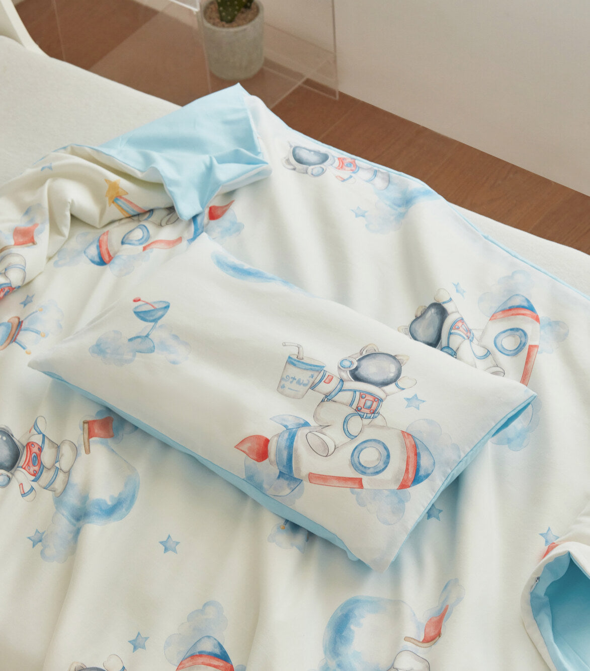 Skin Friendly Pure Cotton Kids Pillowcase Set