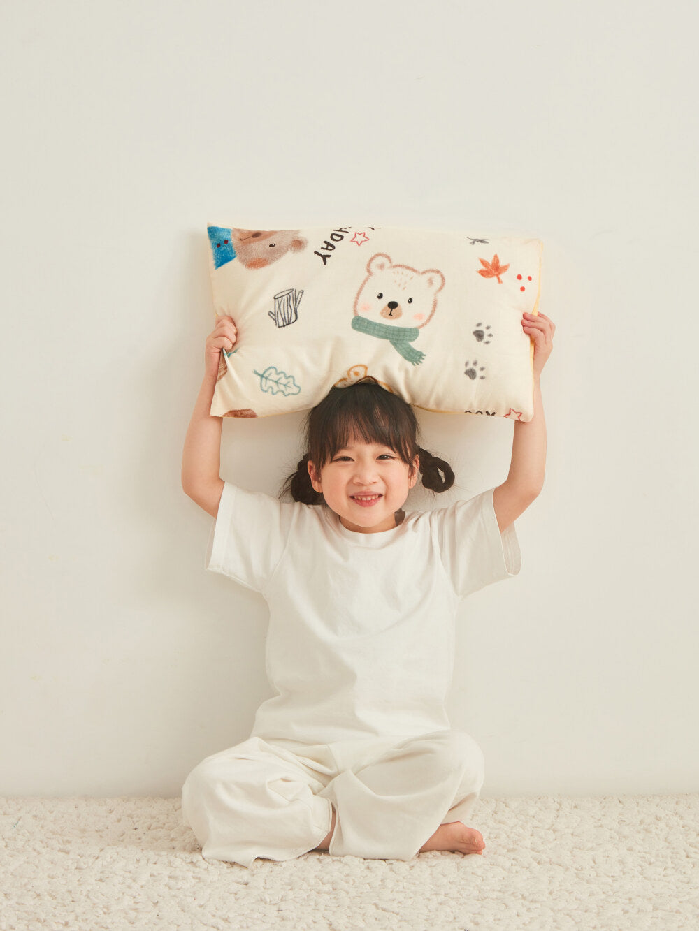 Skin Friendly Pure Cotton Kids Pillowcase Set