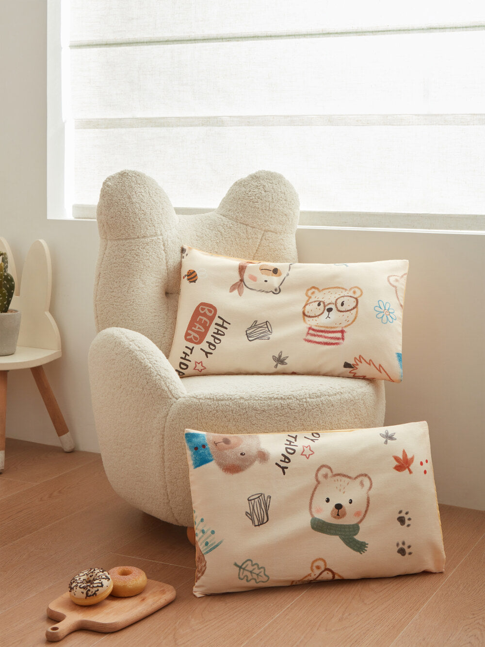 Skin Friendly Pure Cotton Kids Pillowcase Set