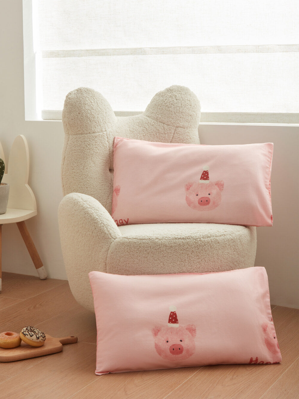 Skin Friendly Pure Cotton Kids Pillowcase Set
