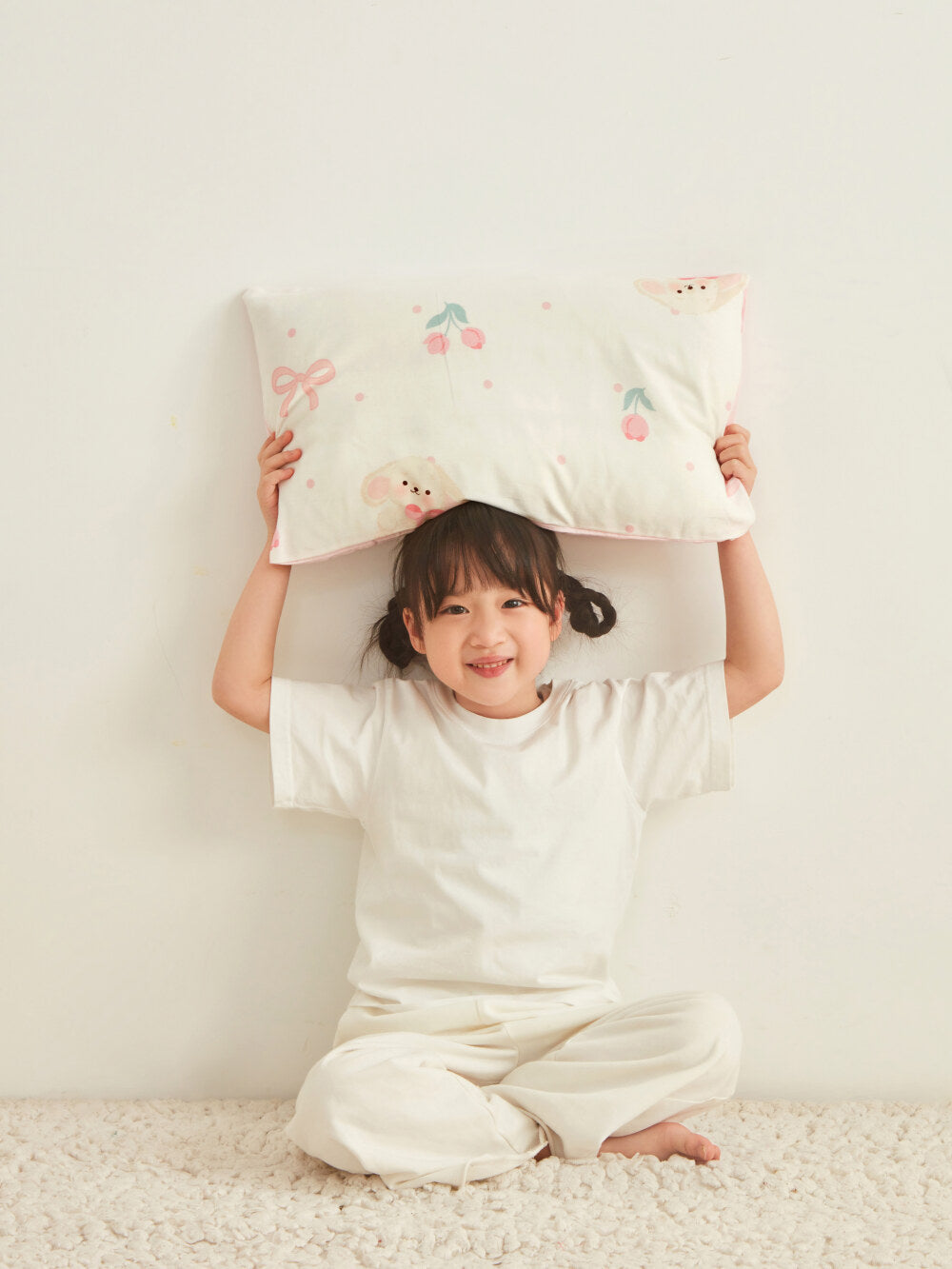 Skin Friendly Pure Cotton Kids Pillowcase Set