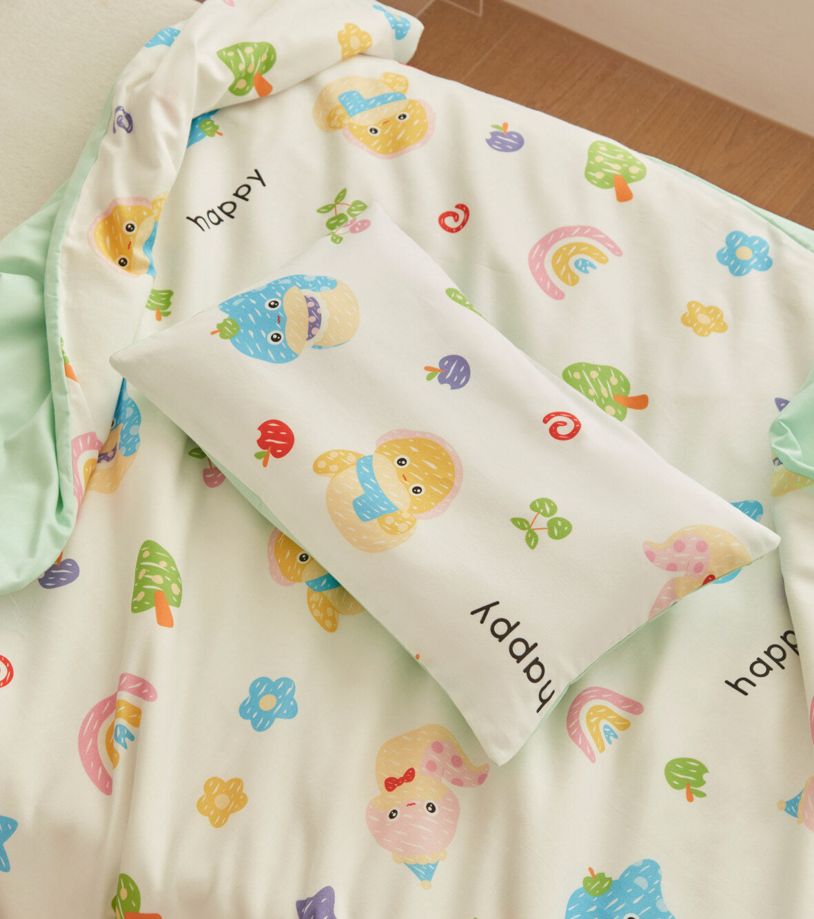 Skin Friendly Pure Cotton Kids Pillowcase Set