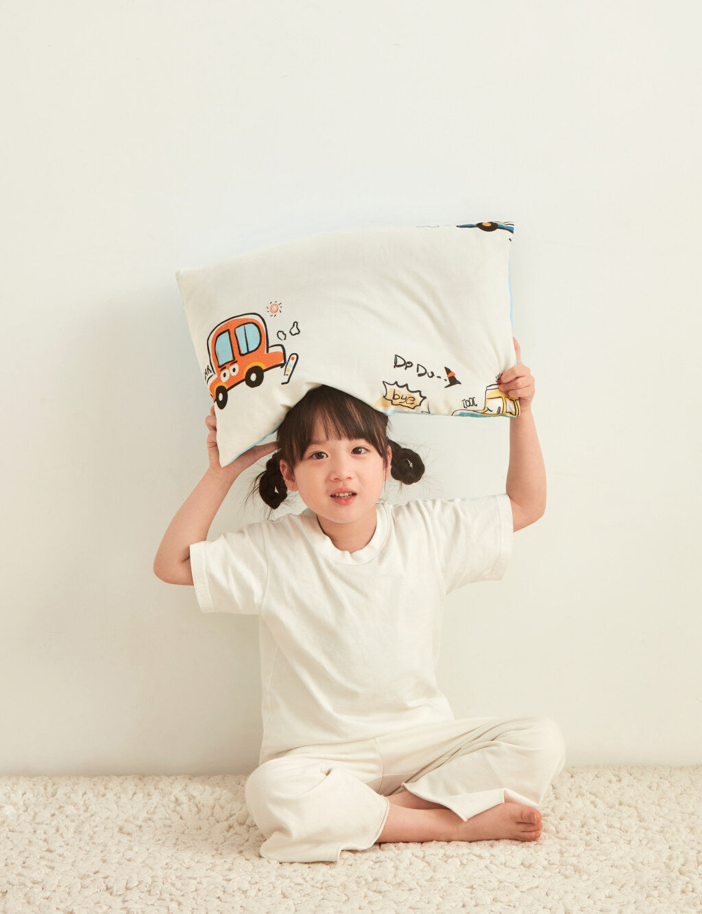 Skin Friendly Pure Cotton Kids Pillowcase Set