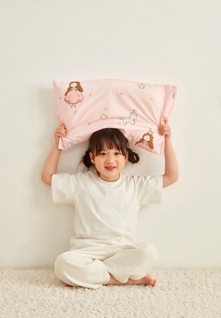 Skin Friendly Pure Cotton Kids Pillowcase Set