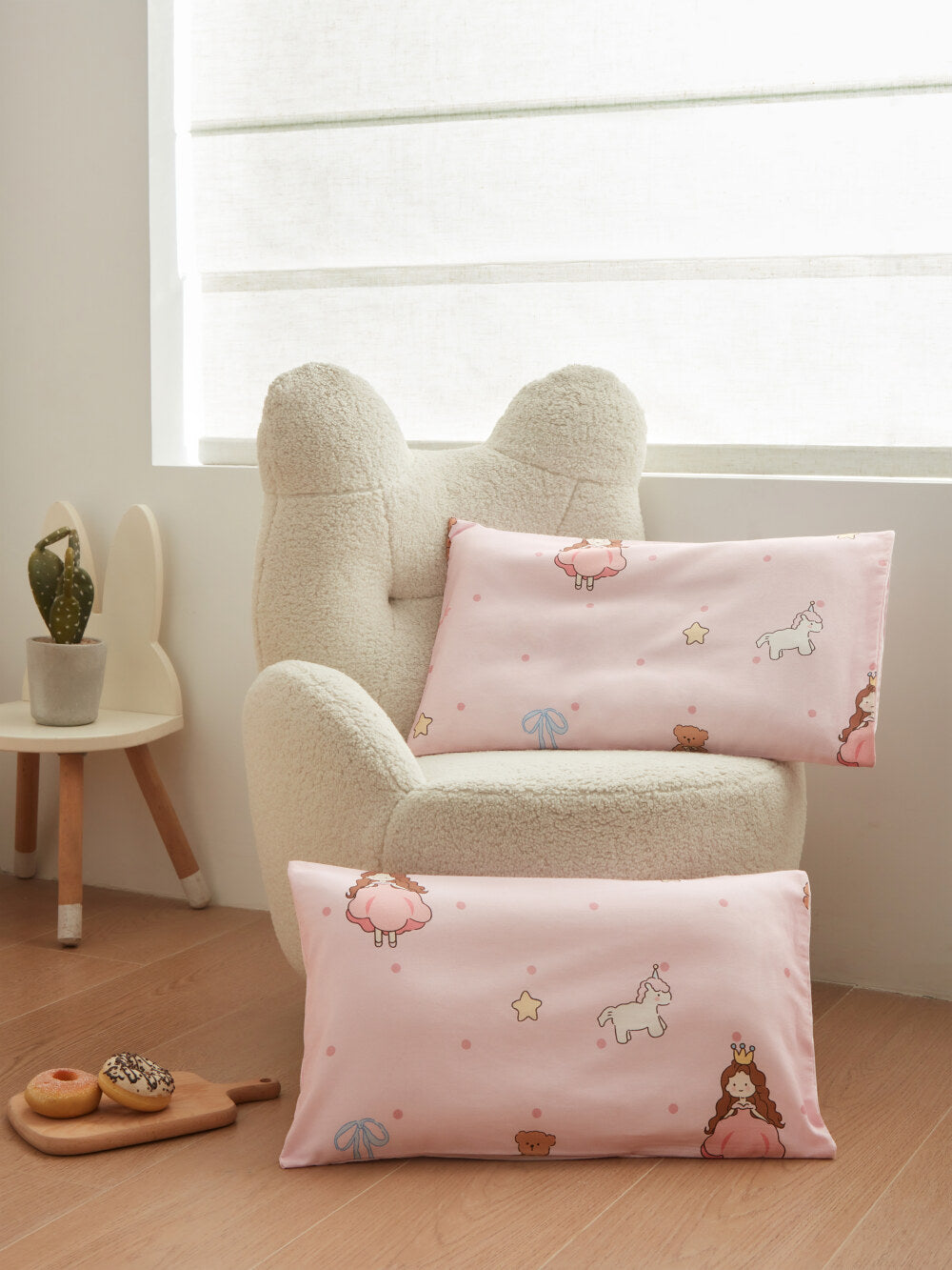 Skin Friendly Pure Cotton Kids Pillowcase Set