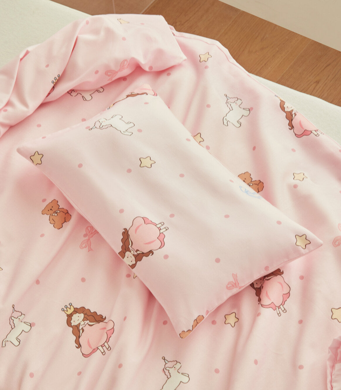 Skin Friendly Pure Cotton Kids Pillowcase Set