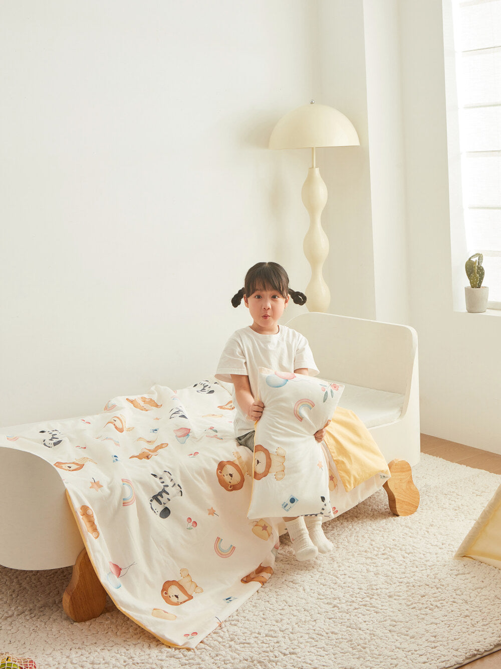 Skin Friendly Pure Cotton Kids Pillowcase Set