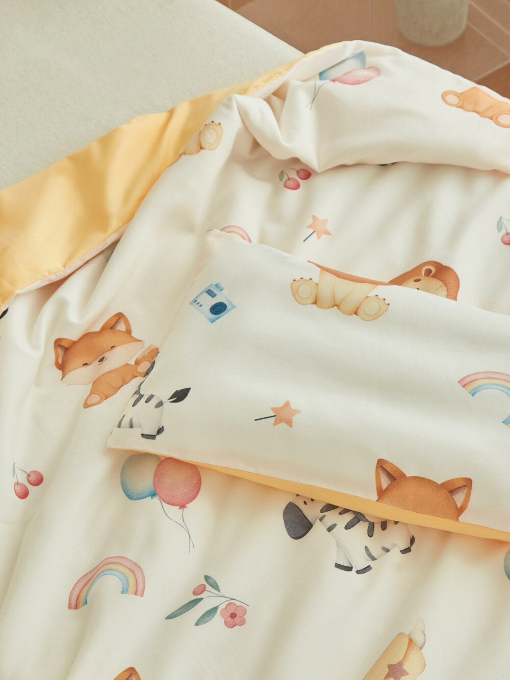 Skin Friendly Pure Cotton Kids Pillowcase Set