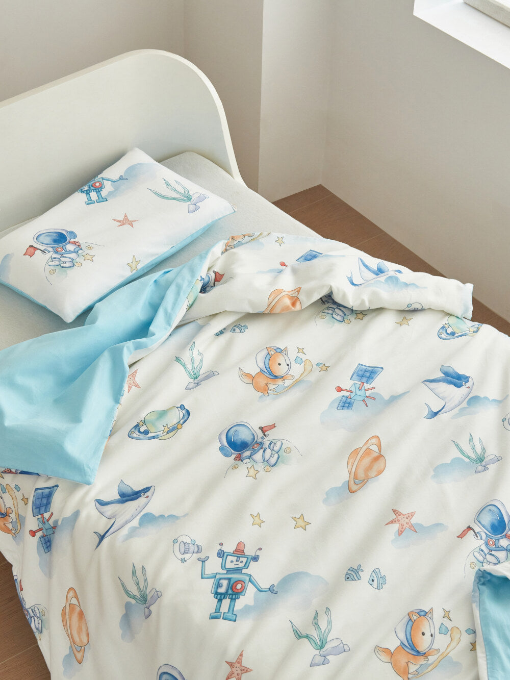 Skin Friendly Pure Cotton Kids Pillowcase Set