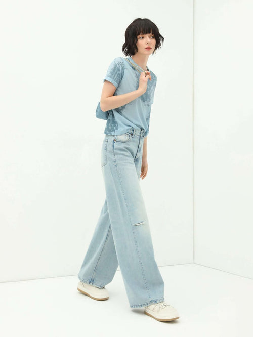 Sky Blue Skin - Friendly Short - Sleeve Tee - 0cm