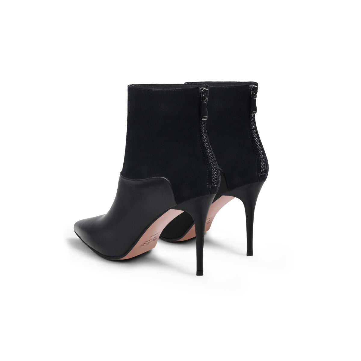 sleek black stiletto boots all black 5
