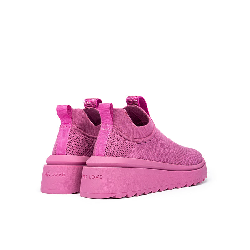 Slip-On Knit Wedge Sneakers – Lightweight Walking Shoes