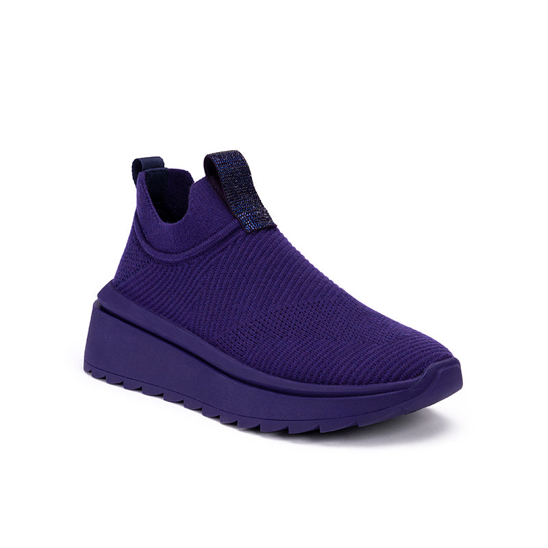 Slip-On Knit Wedge Sneakers – Lightweight Walking Shoes