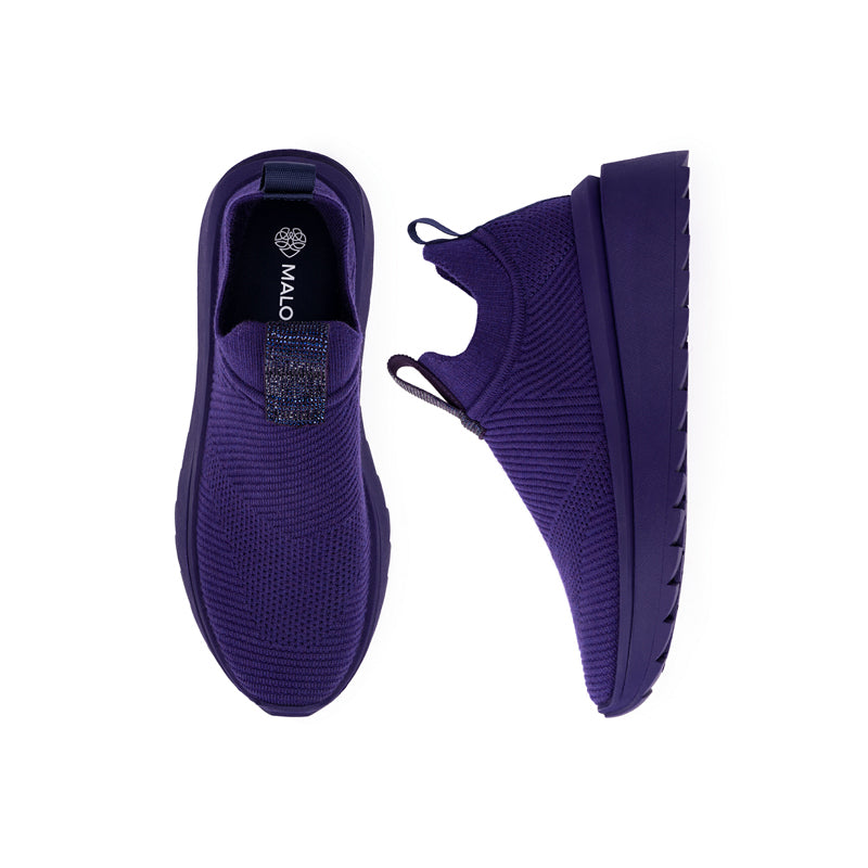 Slip-On Knit Wedge Sneakers – Lightweight Walking Shoes