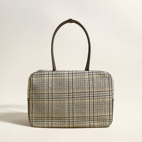 Sloane Tartan Top Handle Bag