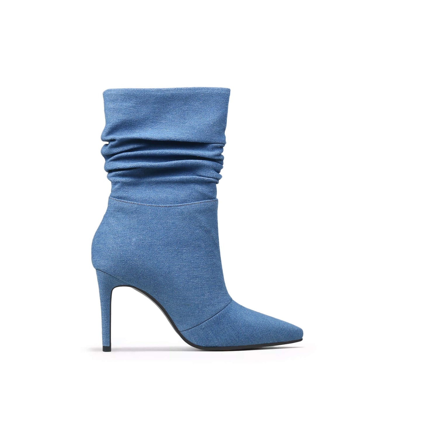 slouch stiletto denim blue boots all blue 3