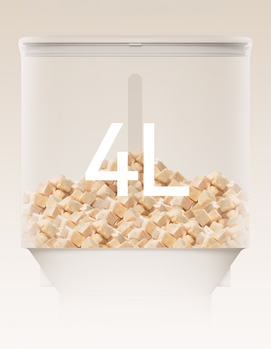 Smart Automatic Pet Feeder with Camera & App Control - 4L Capacity