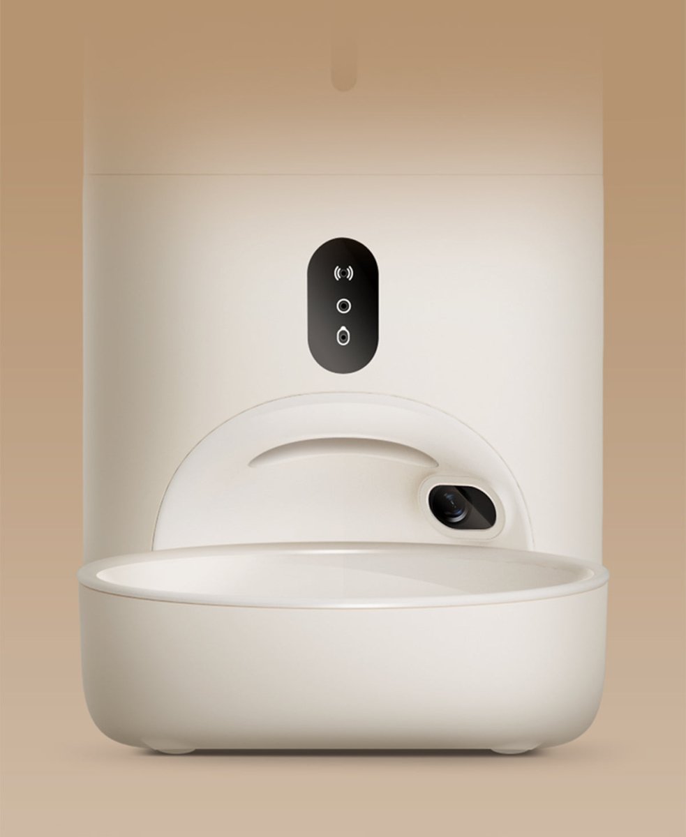 Smart Automatic Pet Feeder with Camera & App Control - 4L Capacity