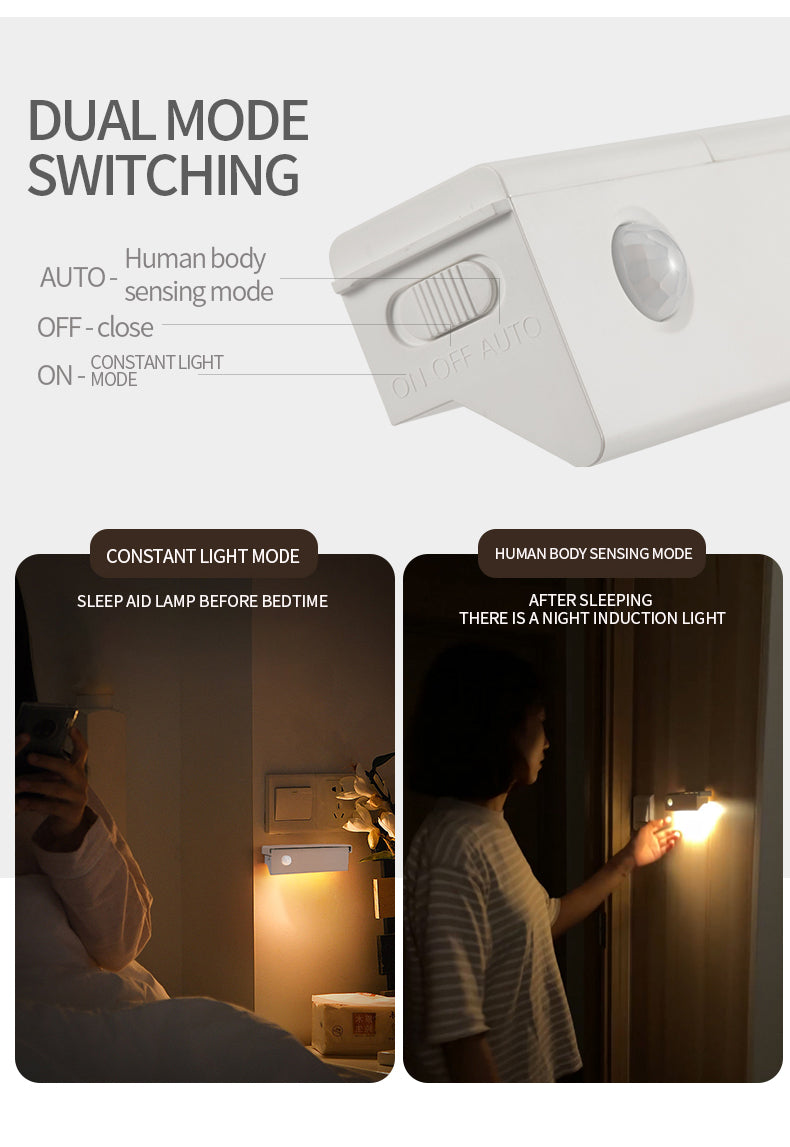 smart motion magnetic wall light white 11