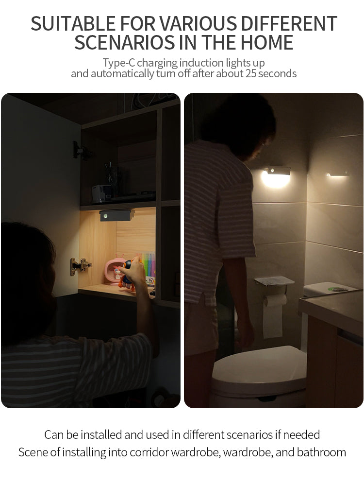 smart motion magnetic wall light white 12