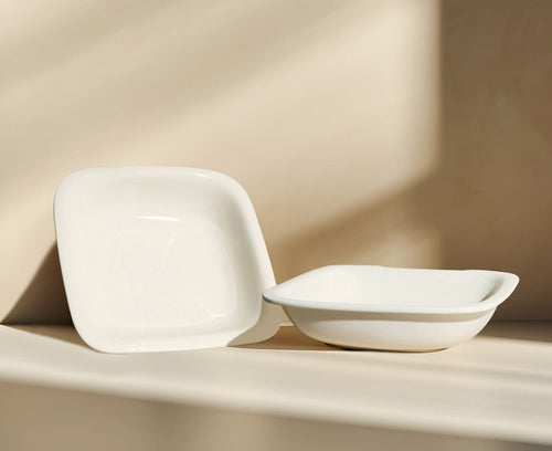 Smart Privacy Camera Automatic Pet Feeder Ceramic Plate Bowl