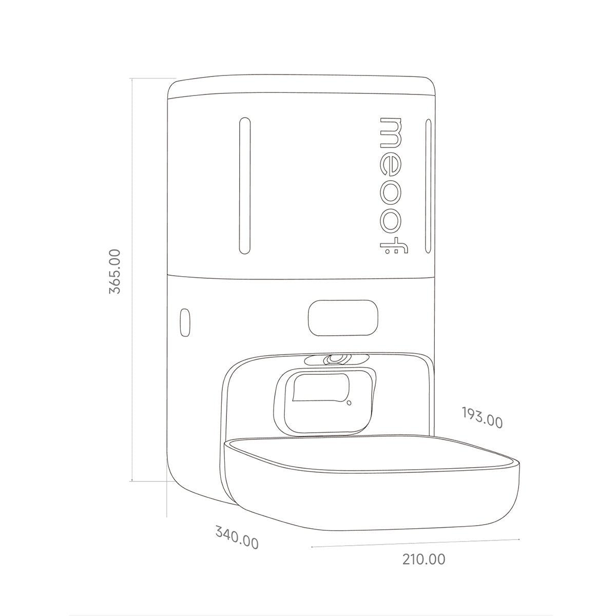 Smart Privacy Camera Automatic Pet Feeder