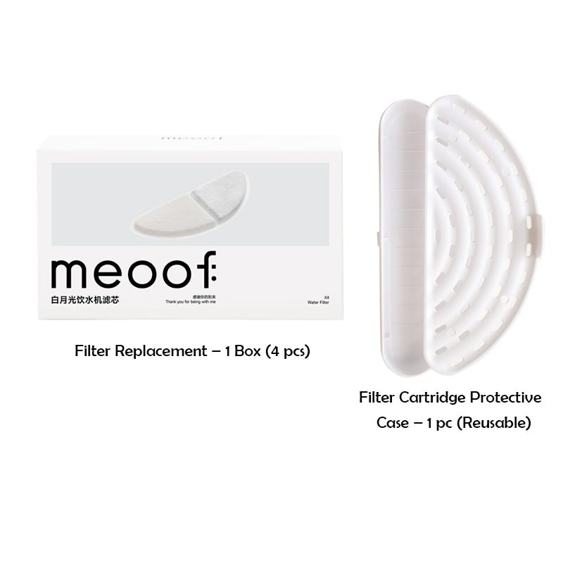 Smart UVC Sterilizing Heated Cat Water Fountain Filter Replacement (4 - Pack)