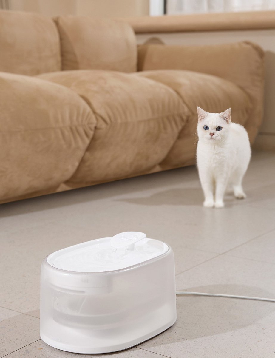 Smart UVC Sterilizing Heated Cat Water Fountain