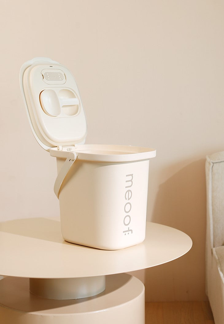 smart vacuum 13l cream pet food container cream 2