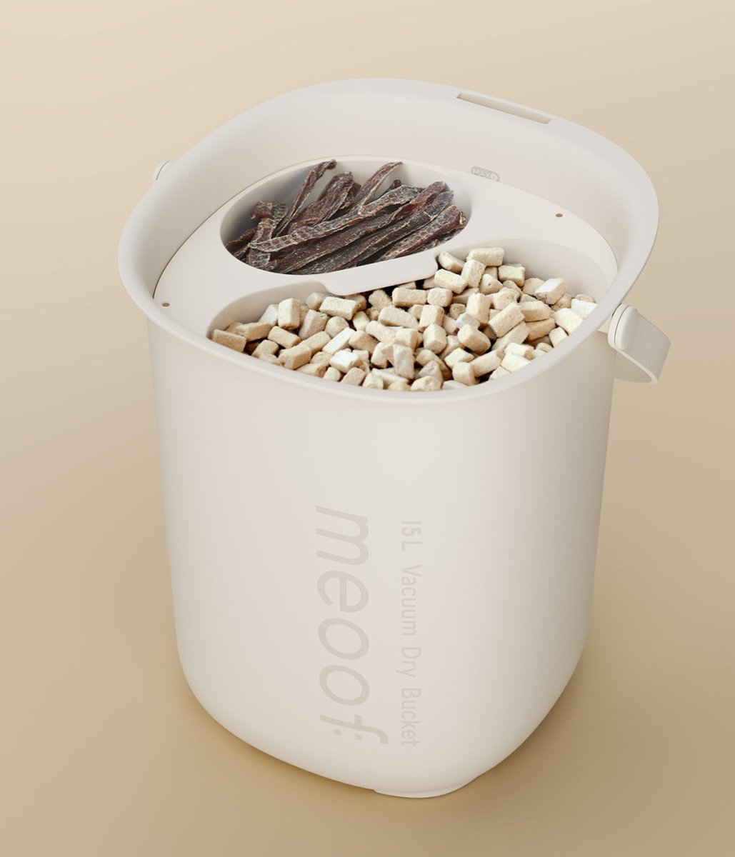 Smart Vacuum Pet Food Storage Container with Active Dehumidifier