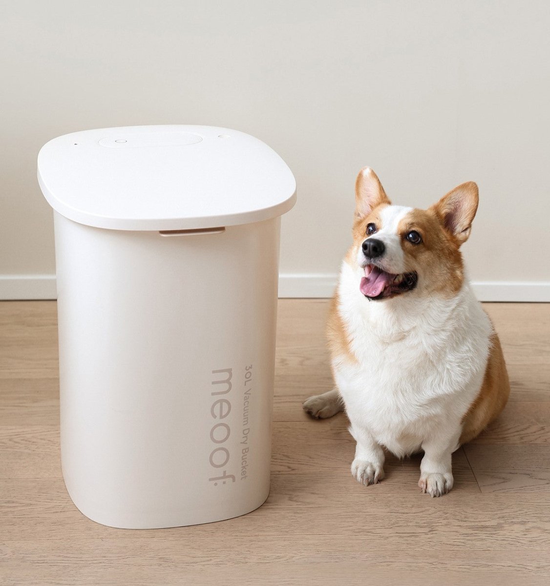 Smart Vacuum Pet Food Storage Container with Active Dehumidifier