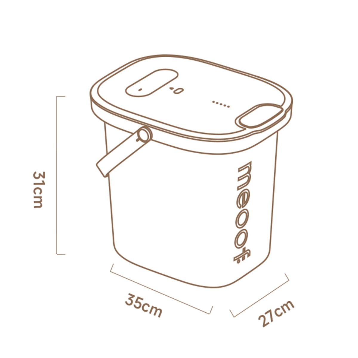 Smart Vacuum Pet Food Storage Container