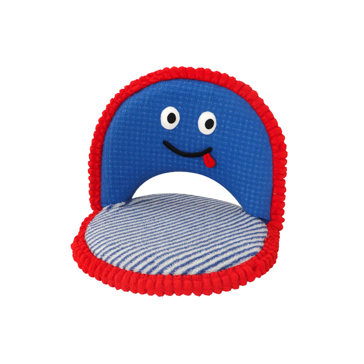 smiley friend foldable chair blue 3