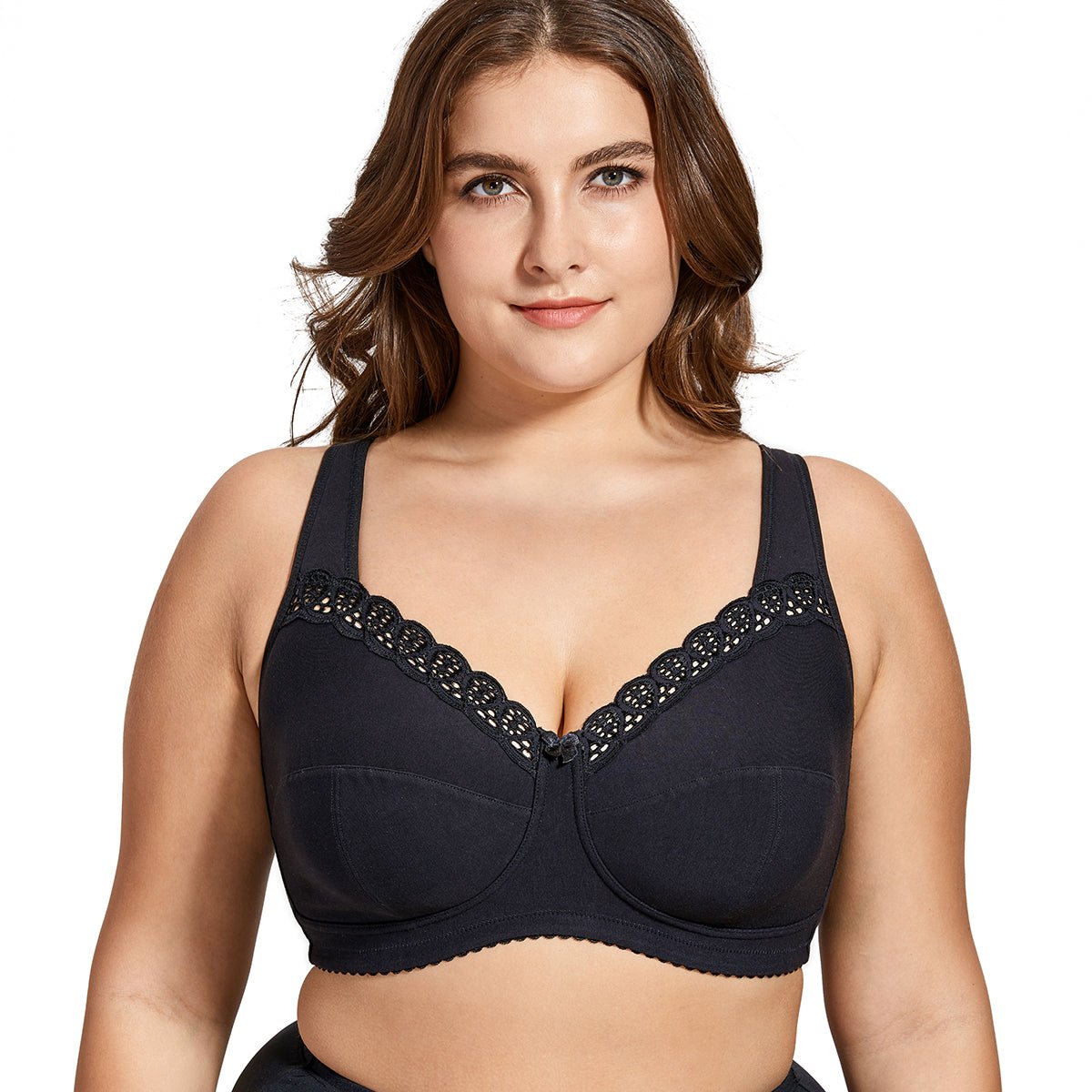 Soft Cotton Wireless Full Coverage Support Bra