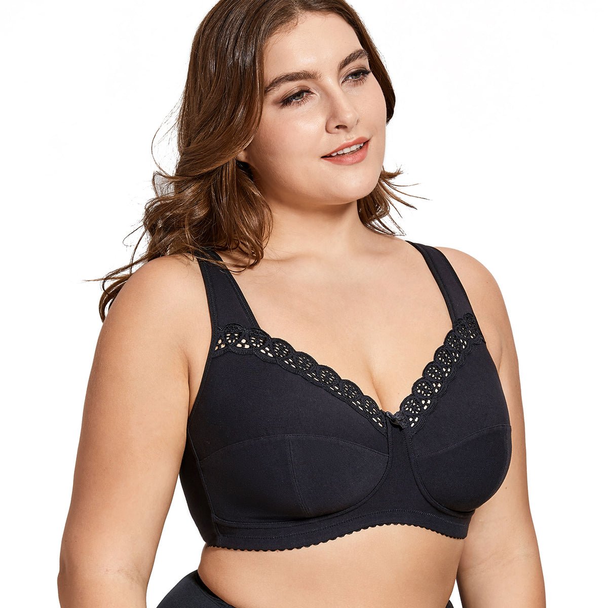 Soft Cotton Wireless Full Coverage Support Bra