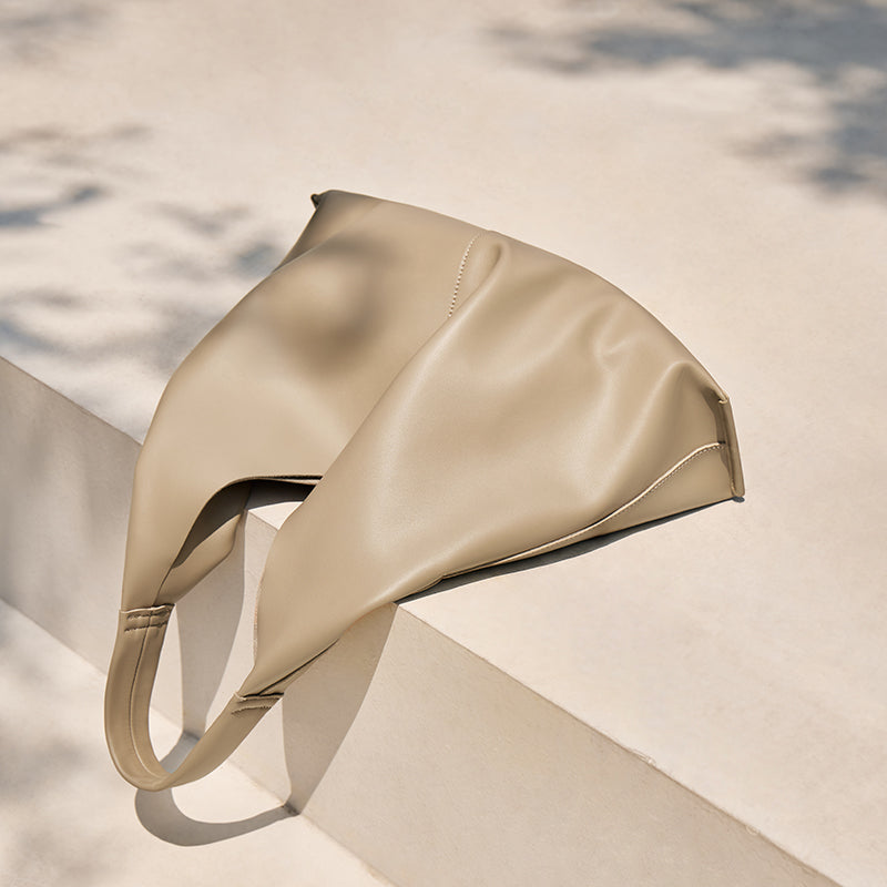 Soft Slouch Genuine Leather Oversized Tote Bag