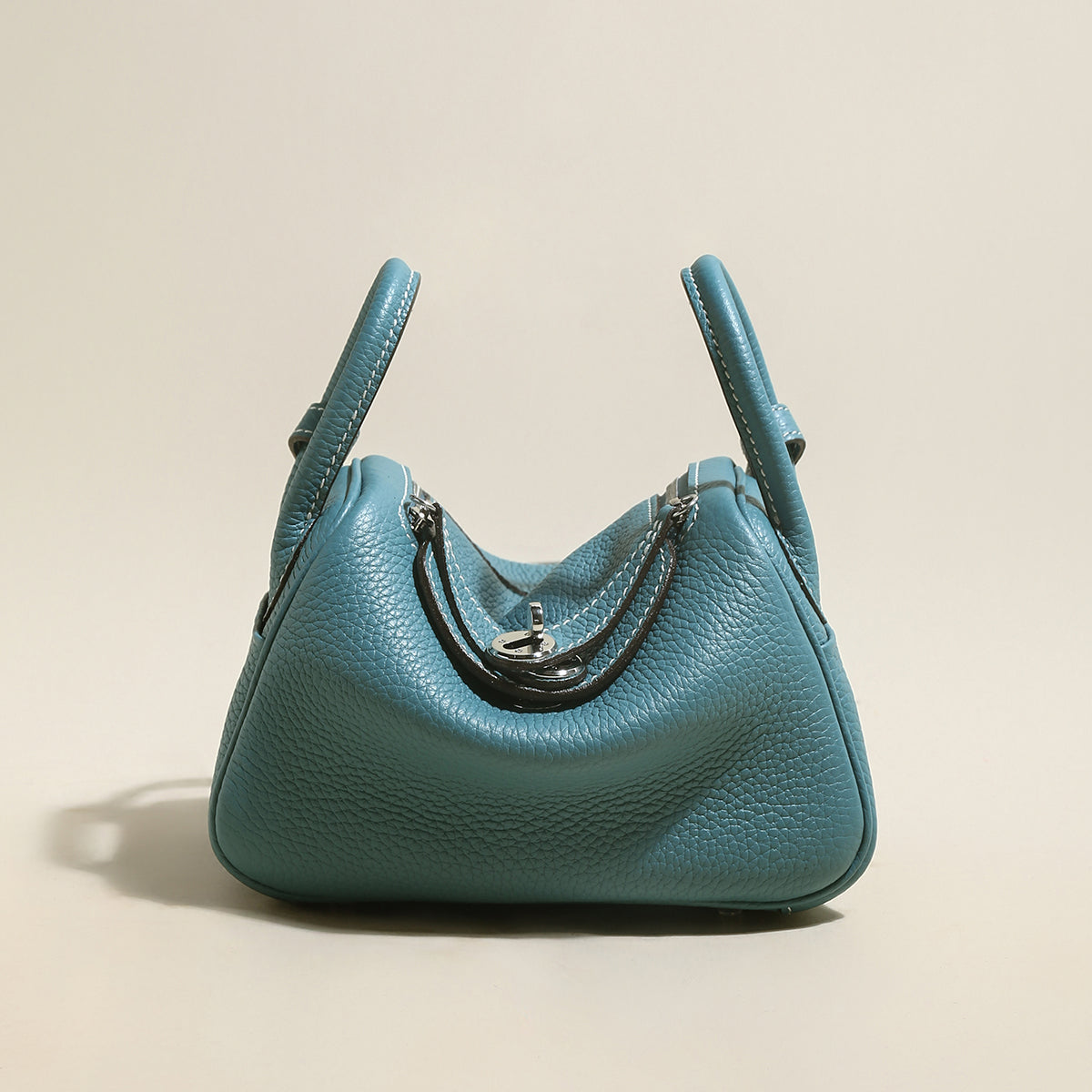 solano leather shoulder bag small blue 1