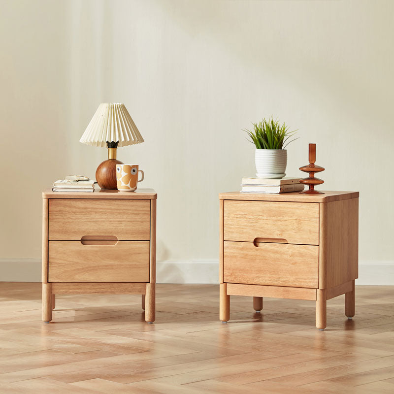 solid wood beside table natural 3