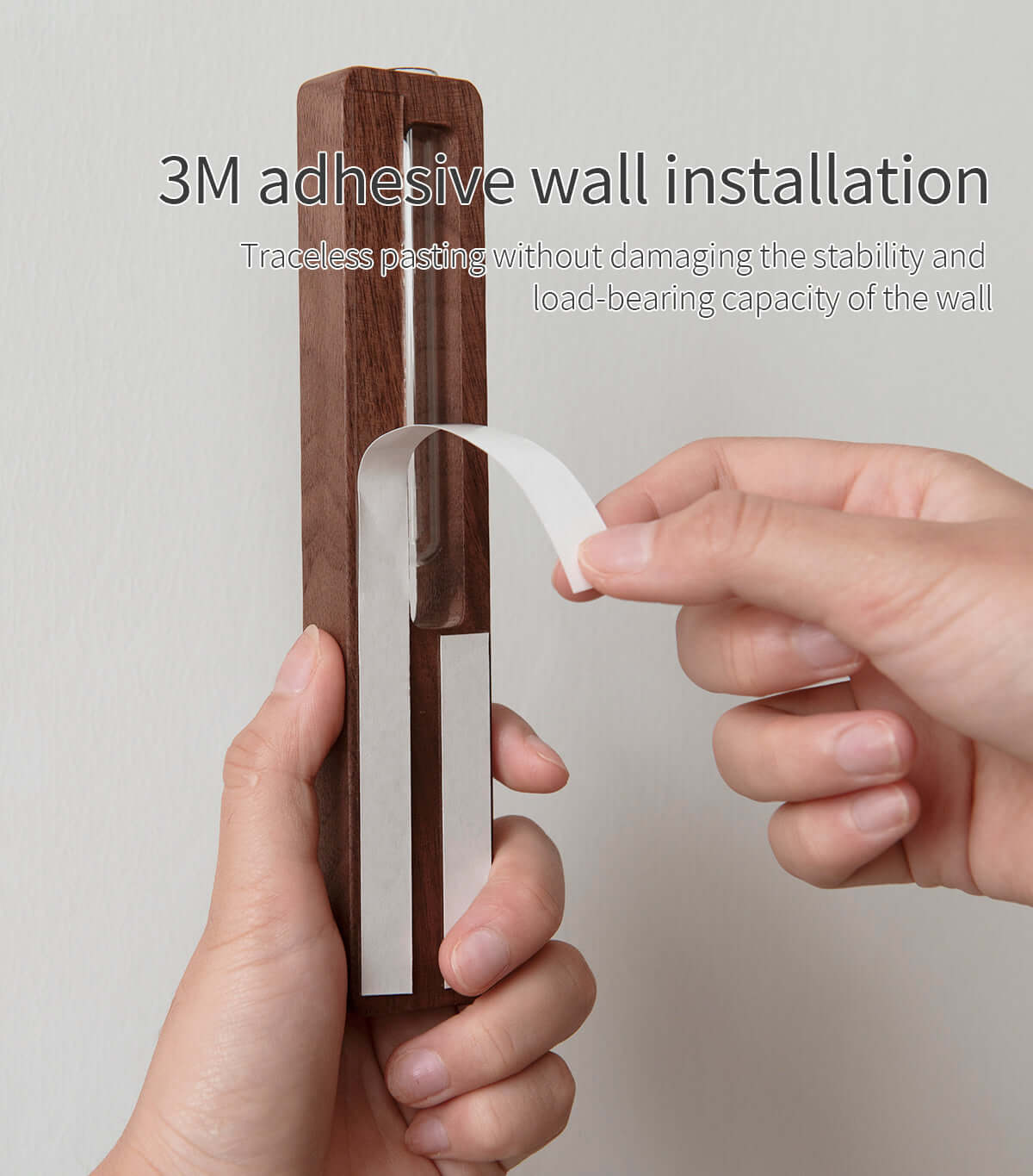 solid wood magnetic sconce vase touch switch light all 3