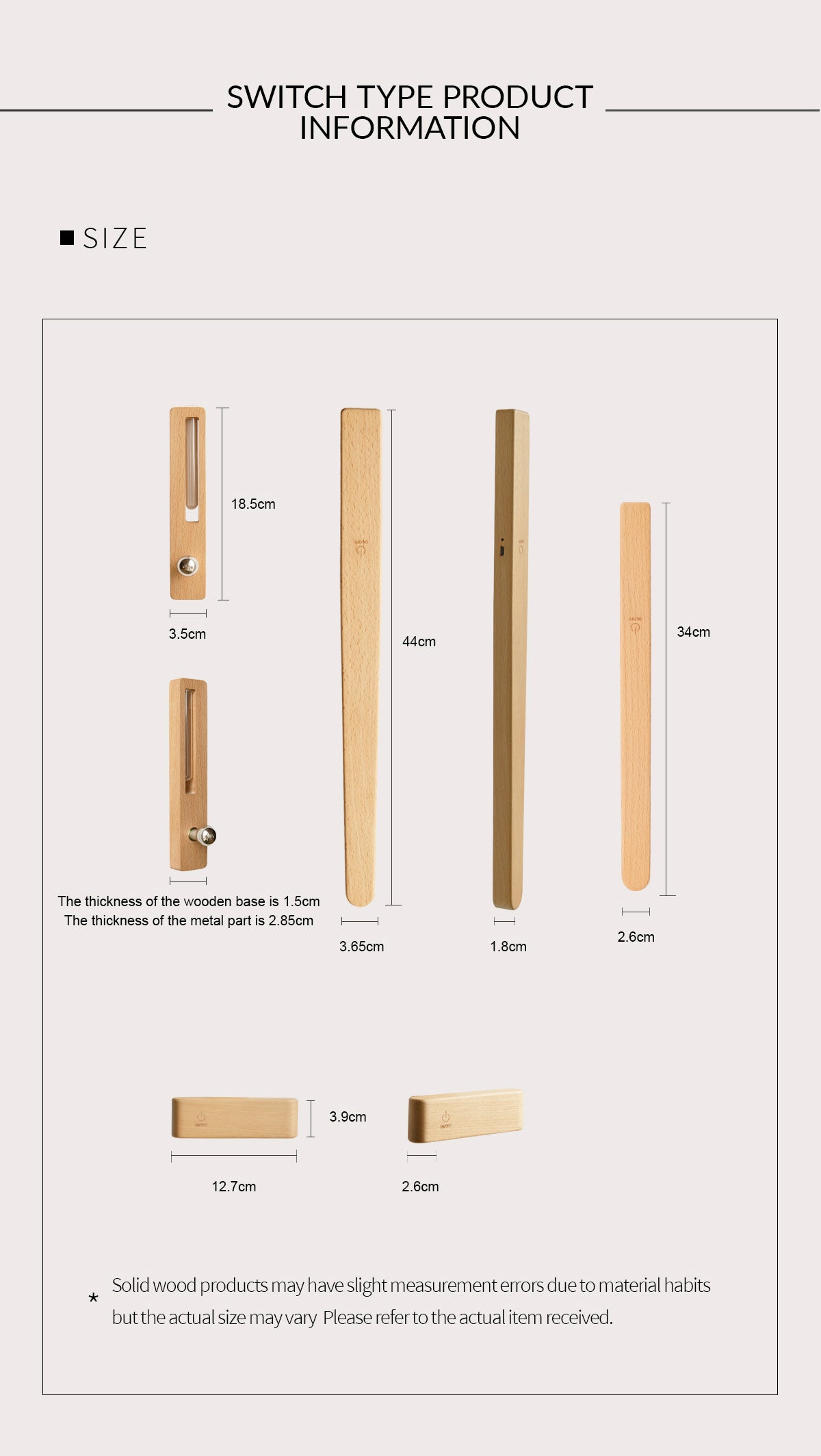 solid wood magnetic sconce vase touch switch light all 8