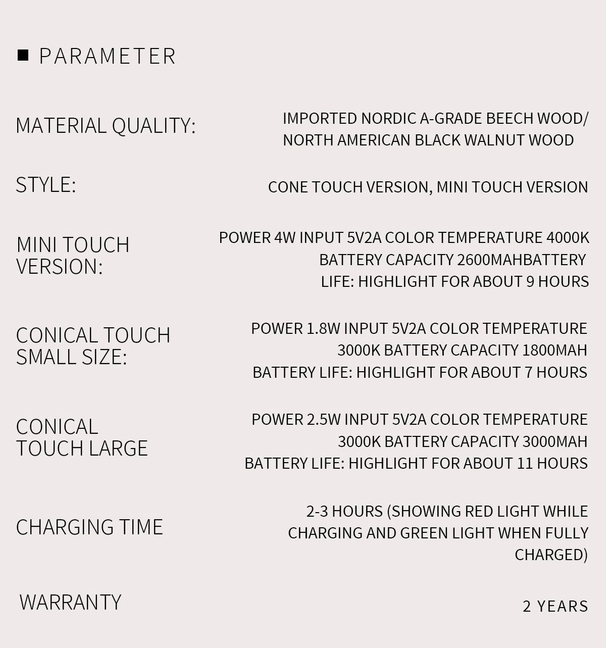 solid wood magnetic sconce vase touch switch light all 9