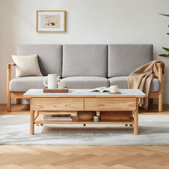 Solid Wood Organic Coffee Table