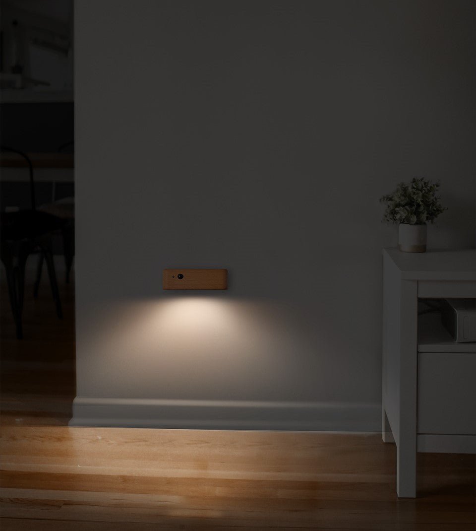 Inductive Lights Solid Wood Rechargeable Induction Light | 0cm