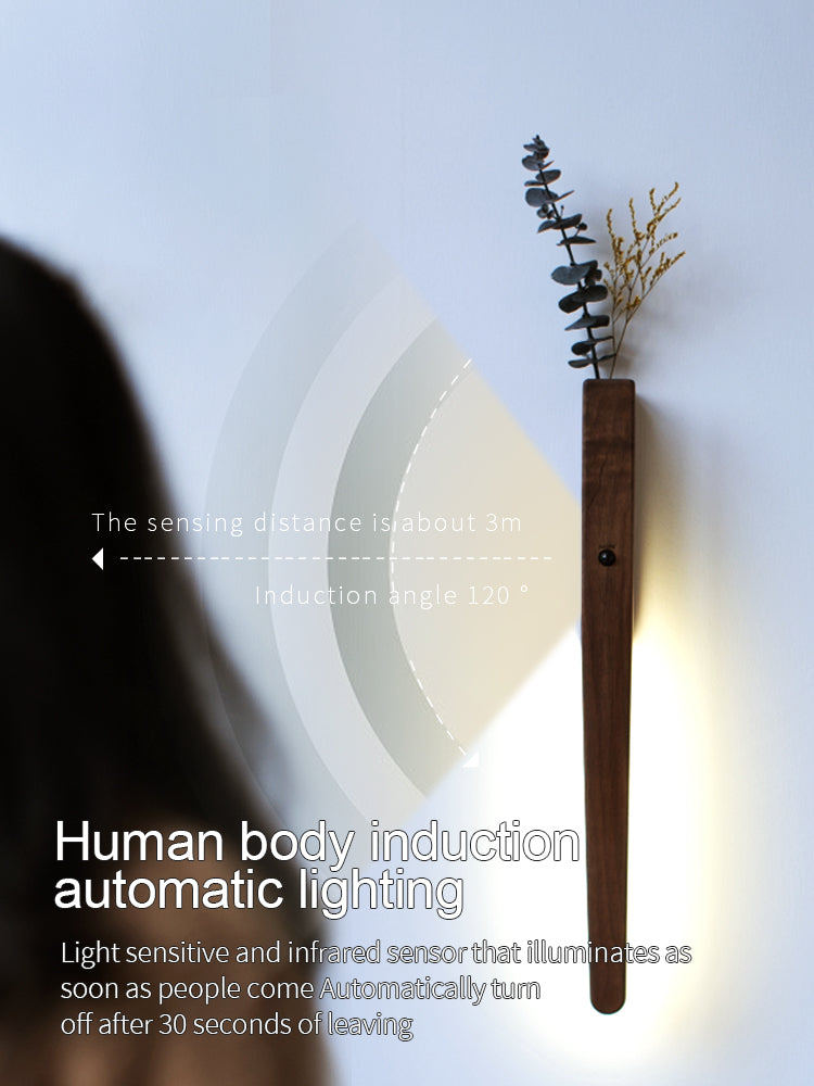 solid wood wall mount sconce vase touch switch light all all 4